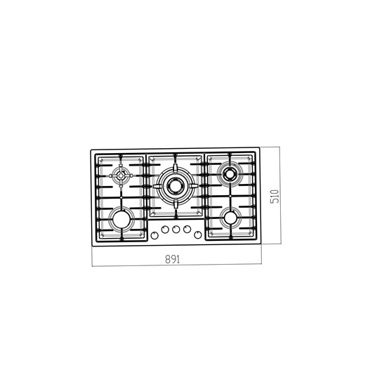 اجاق گاز کن مدل پولاریس (قطعات ایتالیایی-multi step)